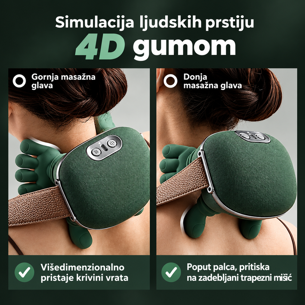 4D Shiatsu Masažer sa Grejanjem