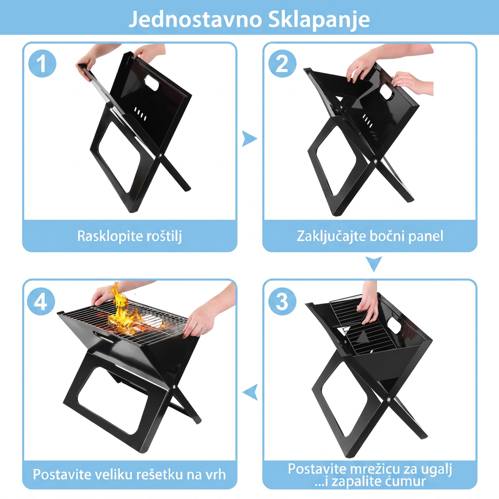 Sklopivi Roštilj