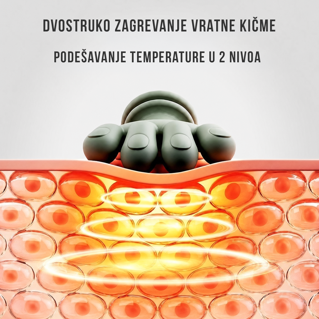 4D Shiatsu Masažer sa Grejanjem